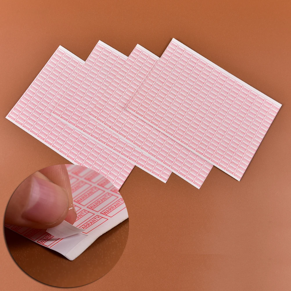 

5Sheets Warranty Damaged Protection Security Label Sticker Seal Fragile Label（1000Pcs）