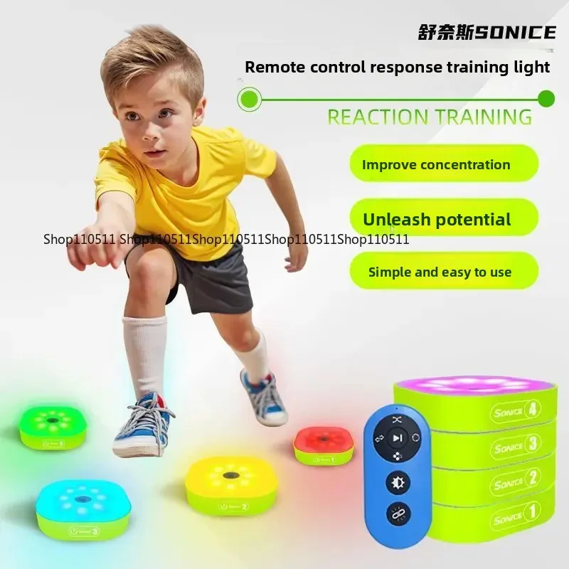 Agility Reaction Training Light, Portable Flash Response Lamp for Football Basketball Sports Training Aid Equipment