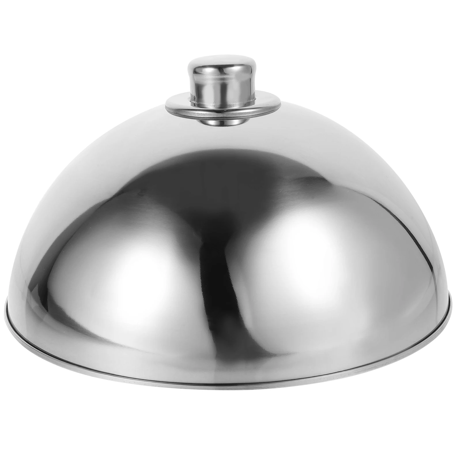 

Stainless Steel Food Cover Fly Anti- Plate Microwave Dome Lid for Bacon Beef Burgers Outdoor Indoor Kitchen