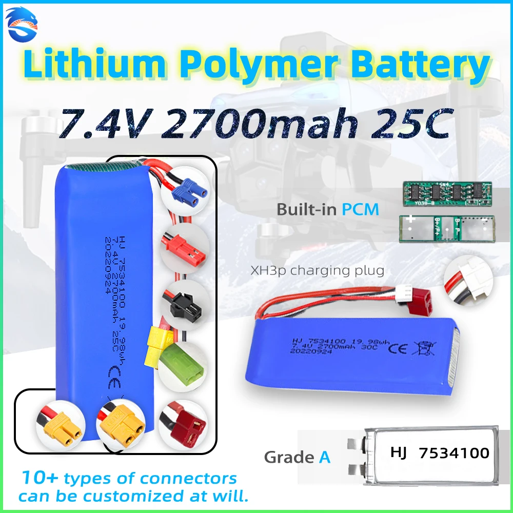 

Skymaker 7,4 В 2S 2700 мАч Высокоскоростной LiPo аккумулятор (7534100) 25C для Wltoys mjx высокоскоростной 4wd RC автомобильные аксессуары для карбюрации