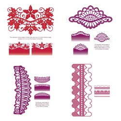 Heart Border Die Cut for Card Making Lace Edge Metal Cutting Dies Embossing Stencils Template for DIY ScrapBooking Decor Wedding