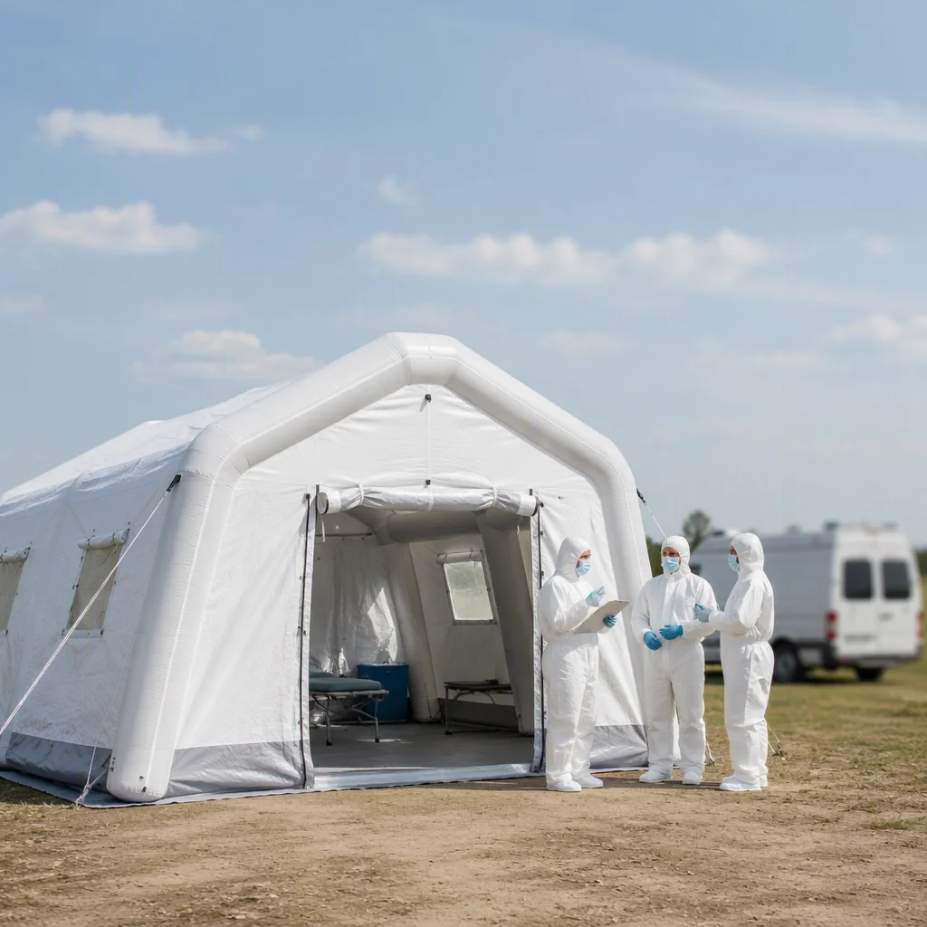 Inflatable Medical Isolation Tent Emergency Quarantine Shelter Rapid Deployment Waterproof 3000mm Outdoor Rescue Cabin