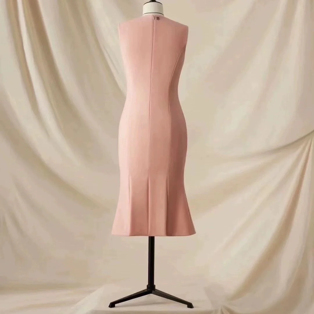 Ele Slim Fit Fi Tail Dr 3D Tailoring Beautiful Personali High Quali Women's Dr Summer 2024 Daily Wear