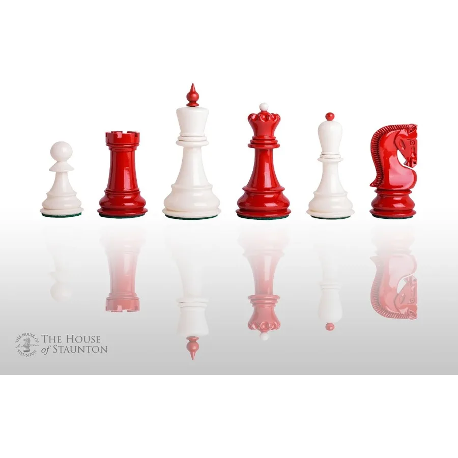 

The Zagreb '59 Series Chess Set Pieces Only 3.875 King Lacquered Ideal for Tournament Play Home Entertainment and Collectible D
