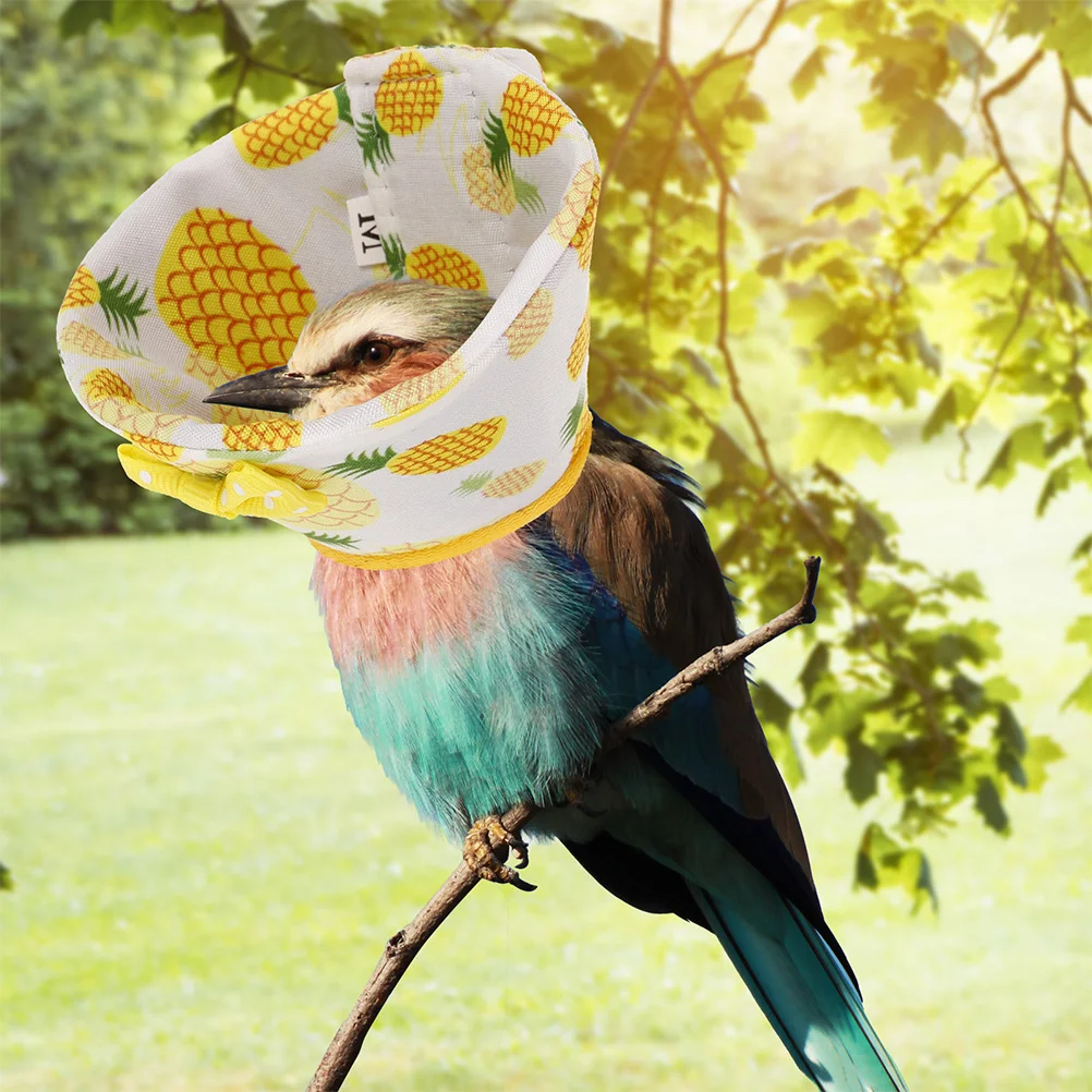 

Parrot Anti-Bite Collar Bird Recovery Cone Breathable Cloth Collar Protective Neckwear Anti-Pecking Comfortable Bird
