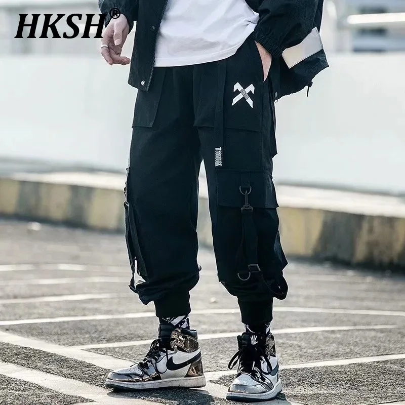 

HKSH China-Chic Functional Overalls Men's Autumn Winter Fashion Brand Cargo Pants Hip Hop Casual Trousers Trend Leggings HK1876