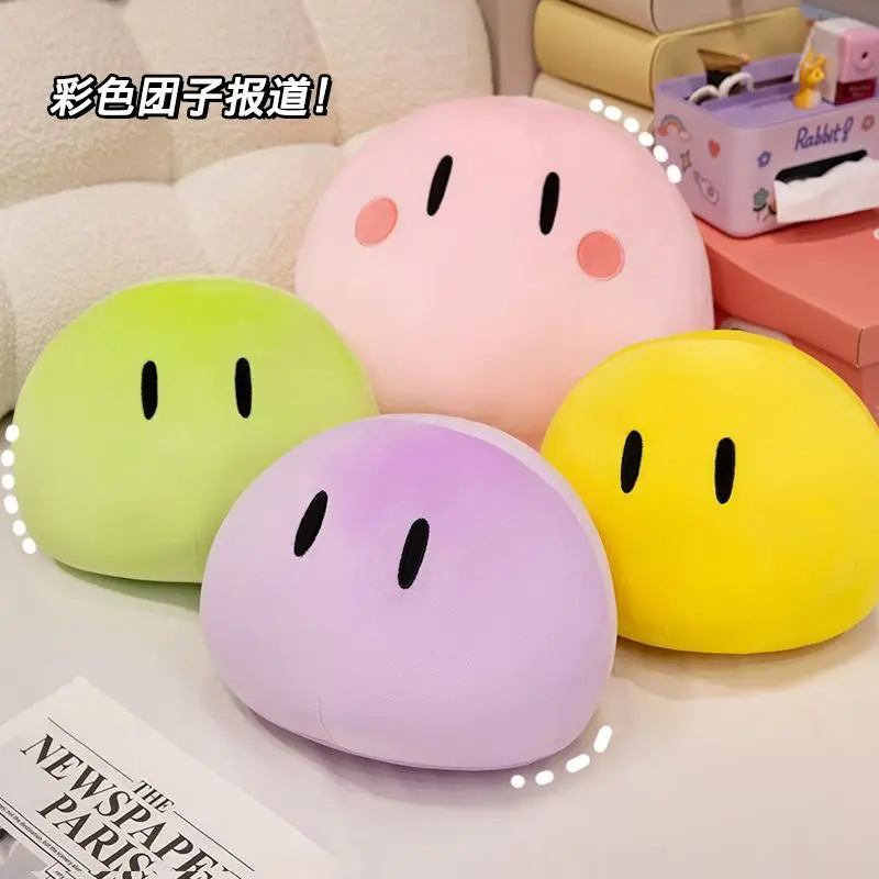 Stuffed Clannad Pillow Soft Elastic Round Throw Pillow Cushion Anime Peripheral Plush Doll Pendant Toy Home Decor Fans Xmas Gift