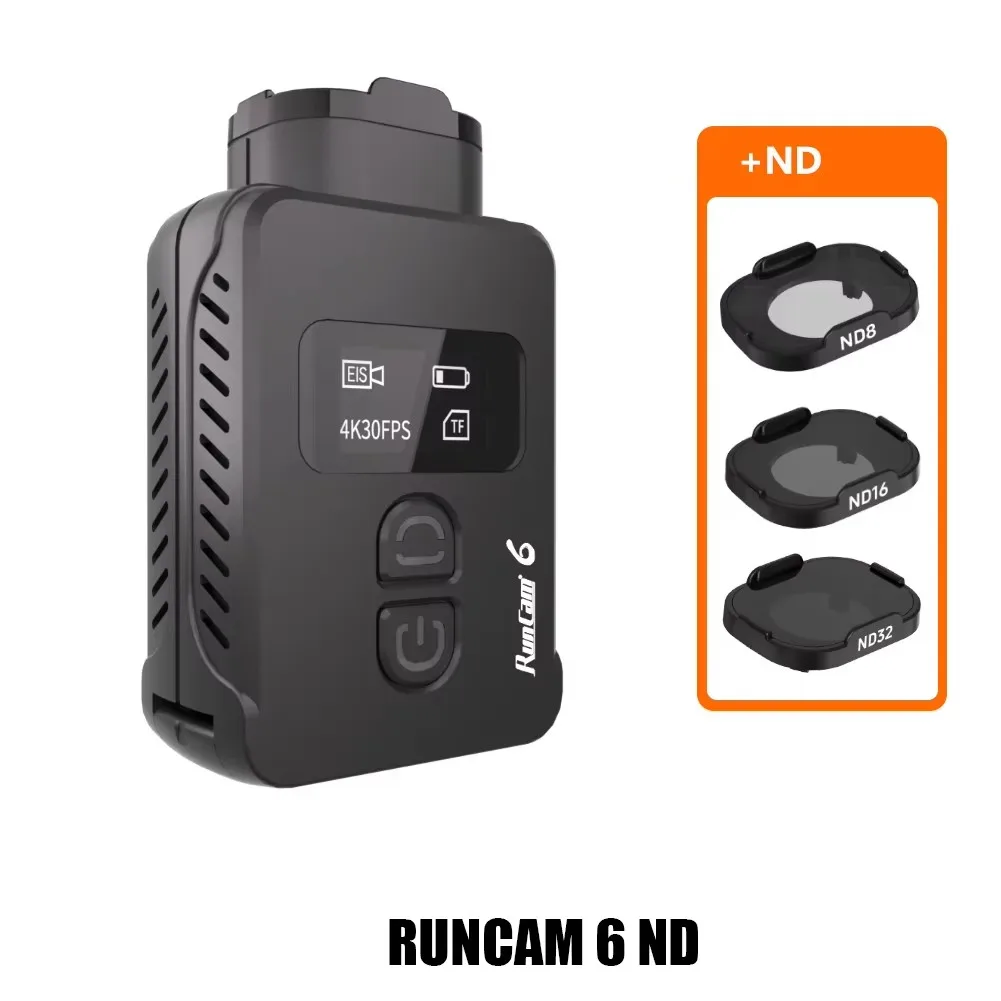 RunCam 6 4K Camera Portable FPV 30HD Camera IMX377(12MP)  RunCam6 MP4 Video Format Micro SD Card Supported WIFI For RC Drone