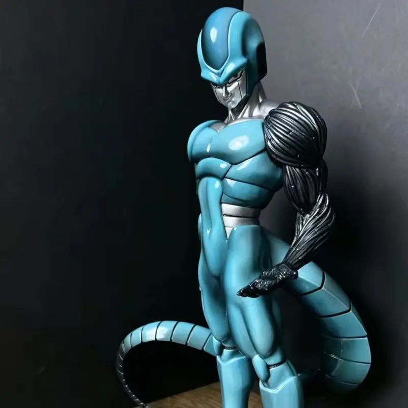 28cm Anime Dragon Ball Z Metal Cooler With Replaceable Head & Hands Movable Pvc Figure Collectible Model Toy Gift - view 3