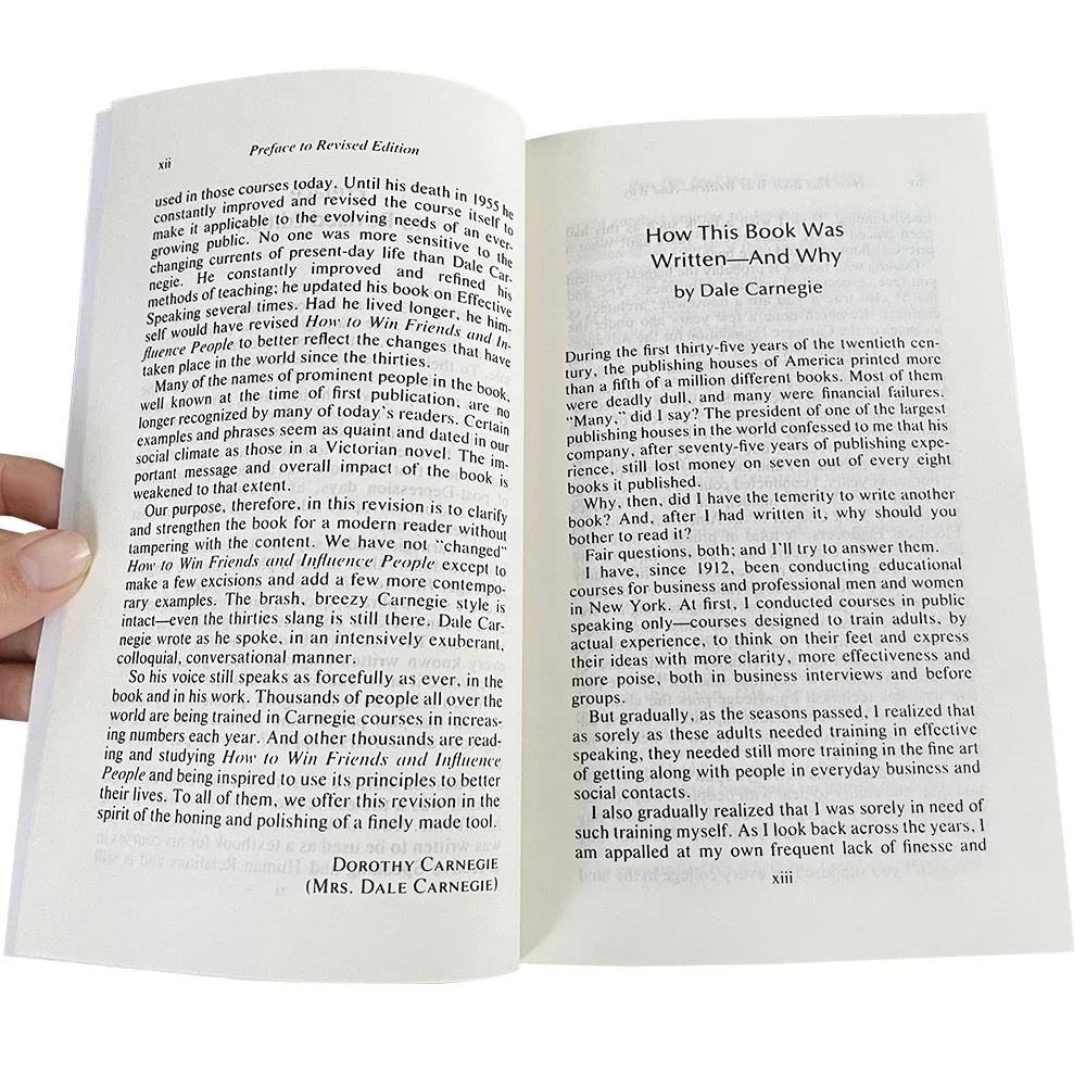 How To Win Friends & Influence People By Dale Carnegie Interpersonal Communication Skills Self-improvement Reading English Book