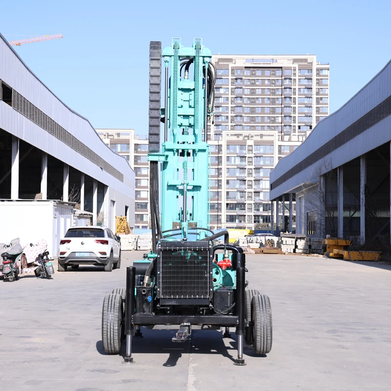 

Customized 200M Depth Agricultural Drilling Machine Diesel Model Equipped with Hydraulic Outriggers Water Well Drilling Rig