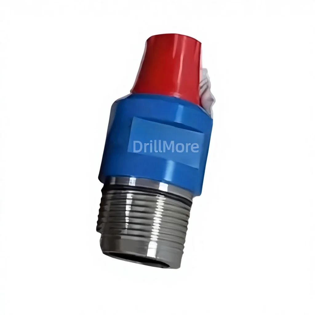 DrillMore QL60 Top Sub Adapter Replacement Hole DTH Hammer Drill Pipe Connection Coal Mining Drilling Tool Forged Carbon Steel