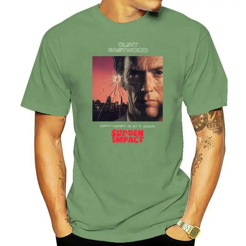 Sudden Impact V2 T Shirt Clint Eastwood 100% Cotton Black All Sizes S-3XL New T-Shirt Men Fashion T Shirts Top Tee Plus Size