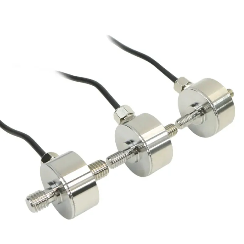 Miniature Tension Load Cell Sensor 5-500kg, Small Strain Gauge Force Sensor for Precision Weighing & Press view 3