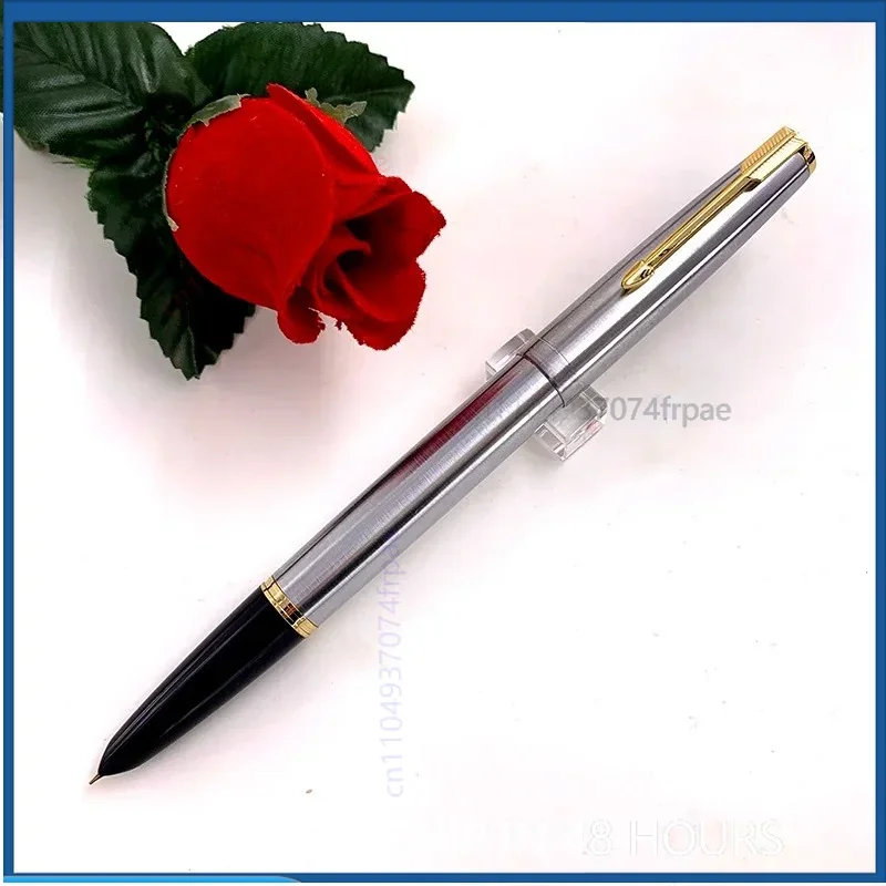 All Metal Steel For Wing Sung 601 Iridium Pen Piston Filling Extra Fine Nib Neat Small Handwriting For Note Taking Accounting