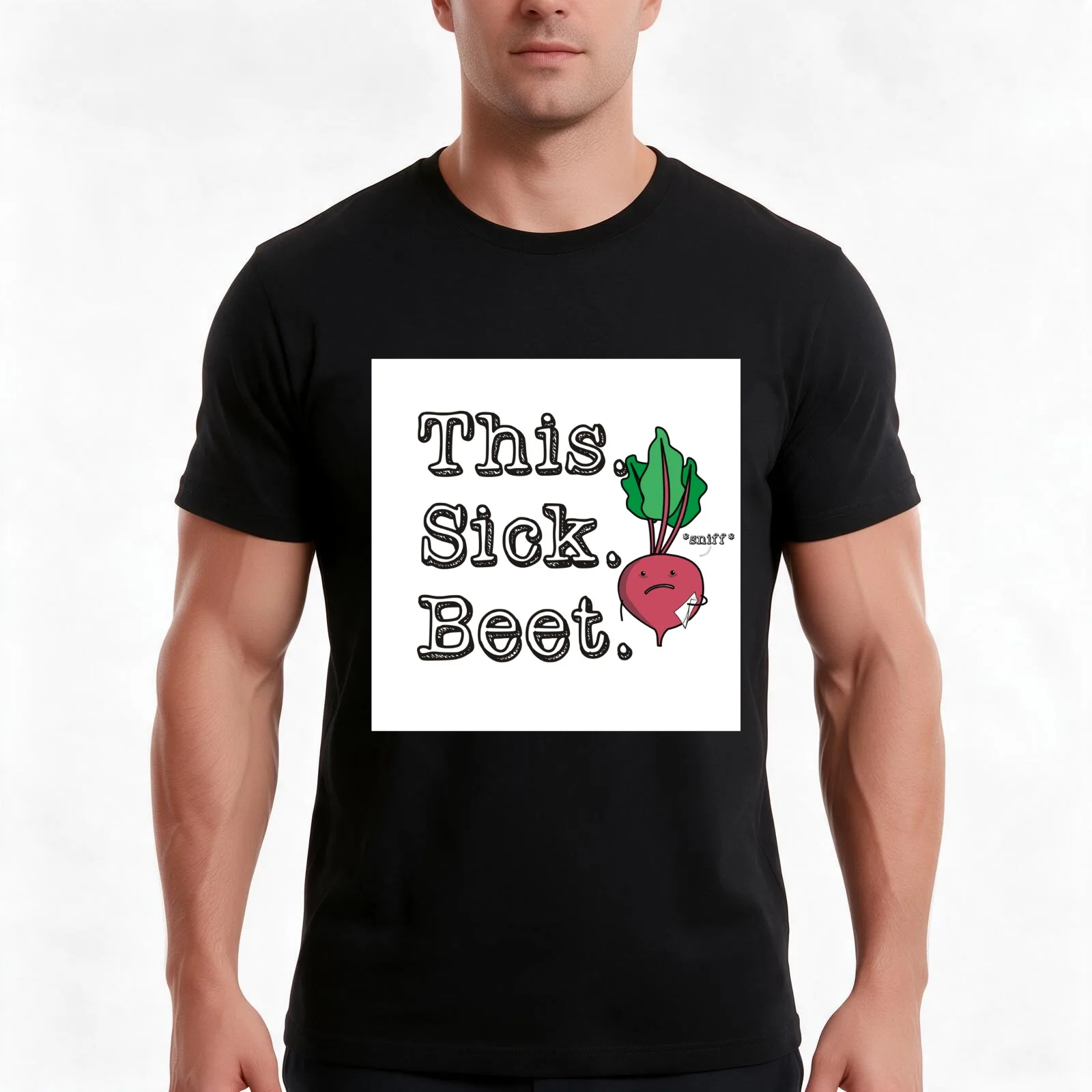 This Sick Beet T-Shirt Summer Casual Cotton Tee Oversized Streetwear Tops Vintage Graphic Print Loose Fit Short Sleeve