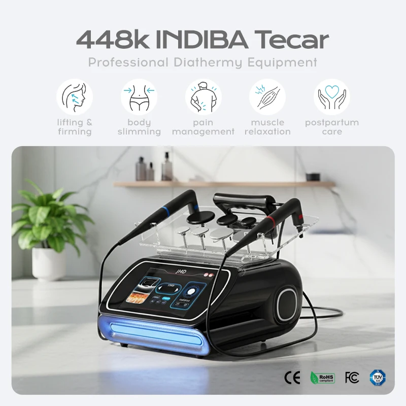 

448K Fever Master Tecar Pain Management Machine CET RET JMD 3 in 1 Diathermy Lymphatic Drainage Massage Fat Burning Device