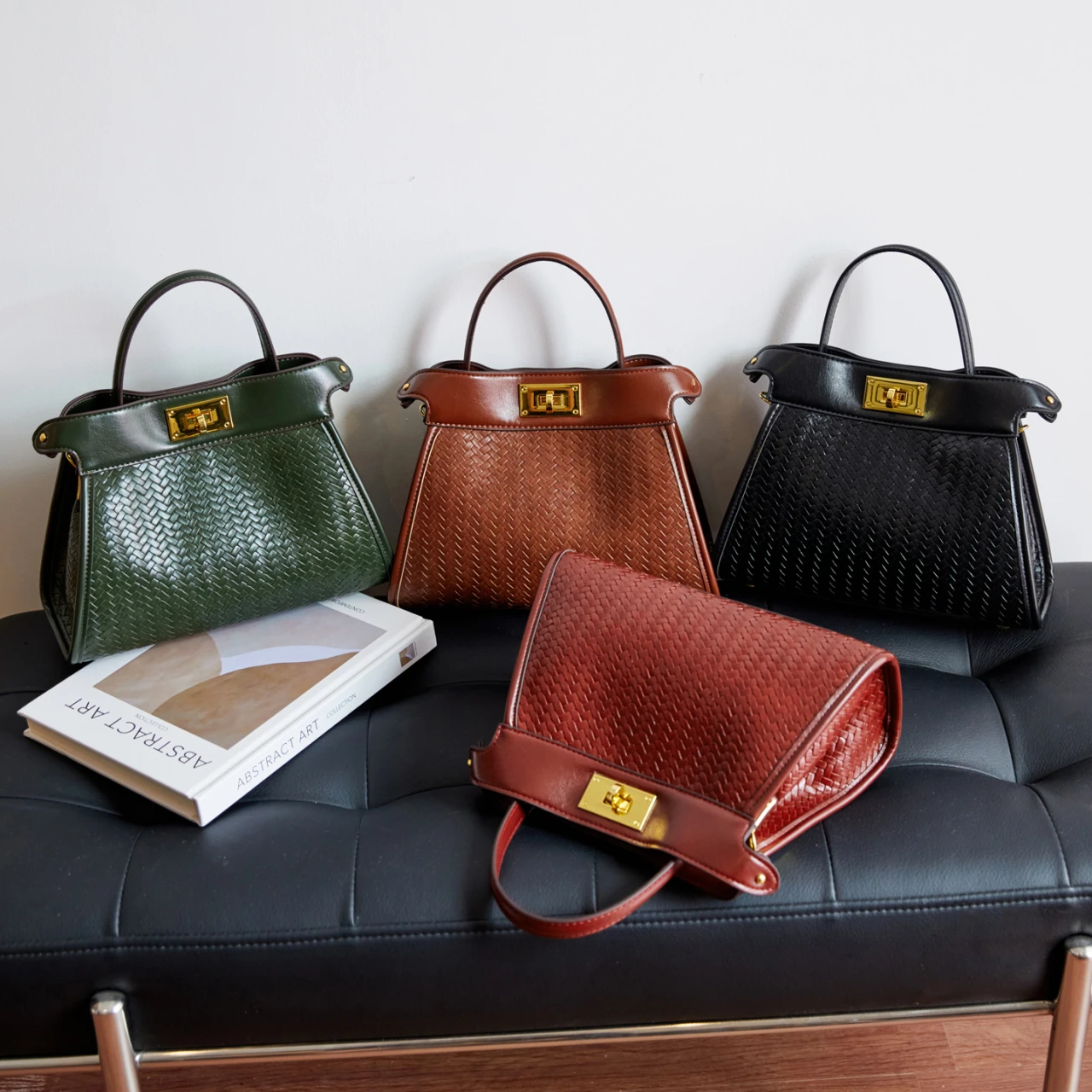 

Luxury Brand Women Handbag High End Leather Tote Elegant Crossbody Bag Vintage Shoulder Classic