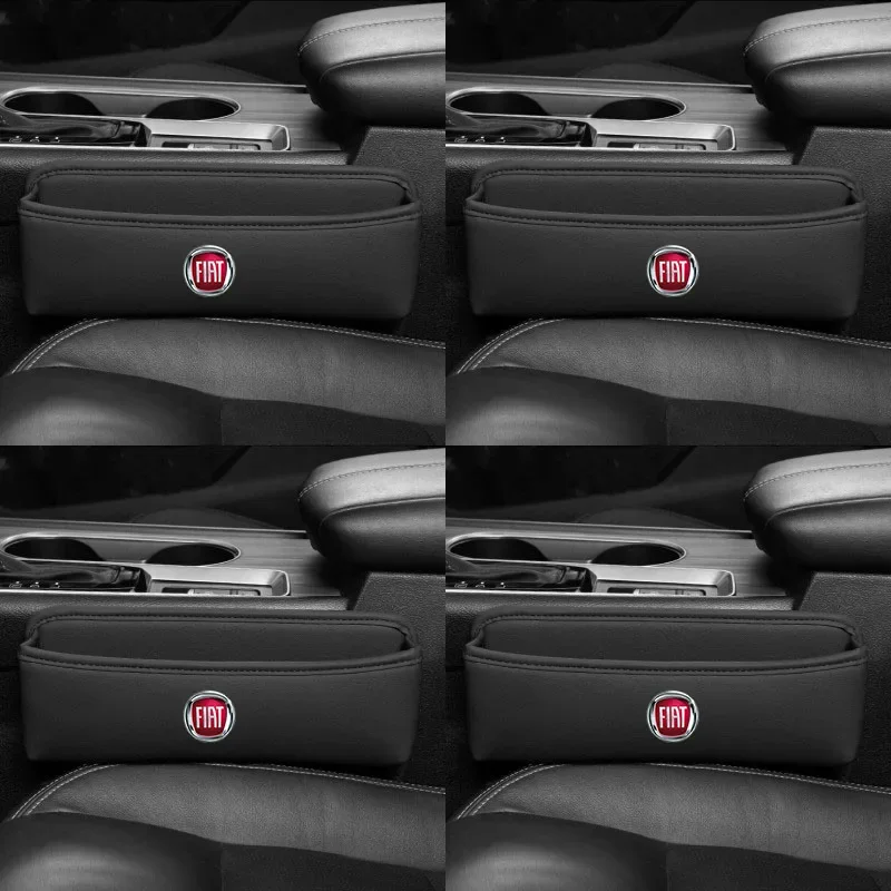 Multifunction Car Seat Gap Organizer Seat Crevice Slot Storage Box for FIAT Abarth 500 Panda Bravo Punto Ducato Freemont Tipo