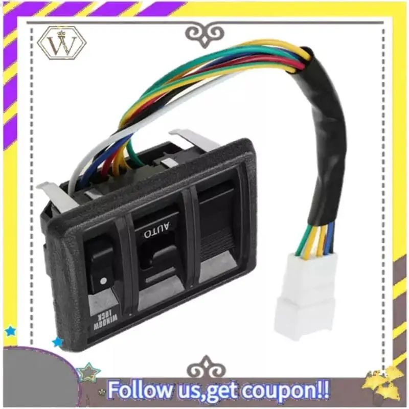 Latest Car Electric Power Window Switch Button 84820-26021 8482026021 For Toyota Hiace LH102 RZH103 1989-2006 Glass Lift Switch