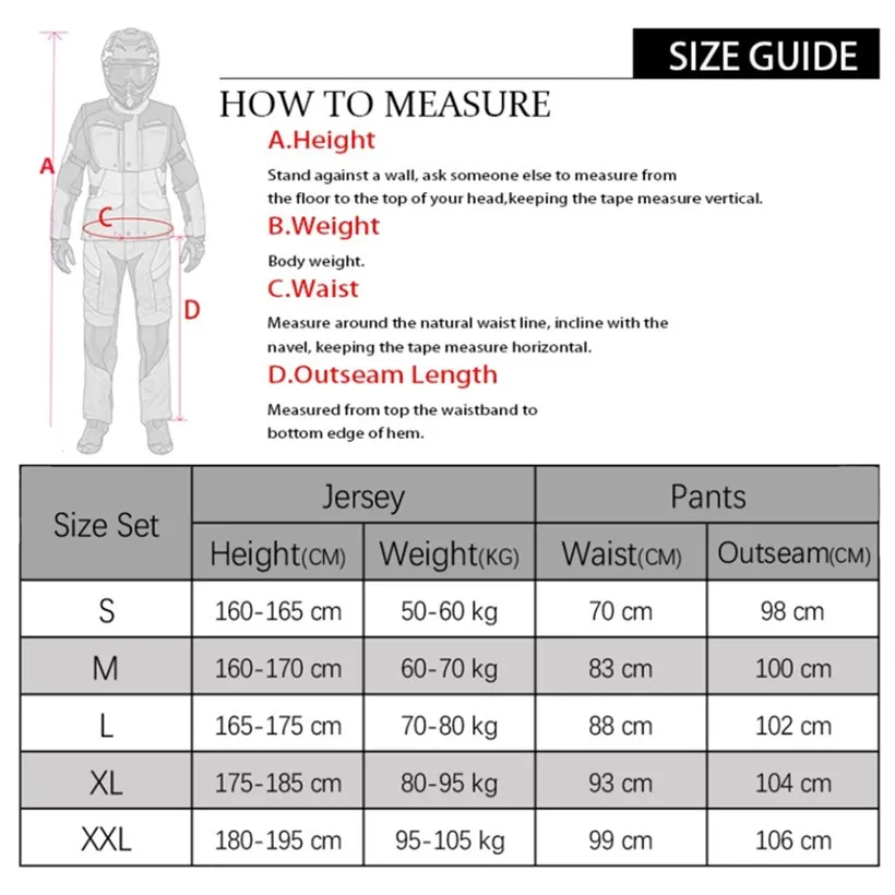 2026 Adult Multi-Color Motorcycle Outdoor Riding Set, Motorcycle Racing Off-Road equipment, Motorcycle Racing Suit