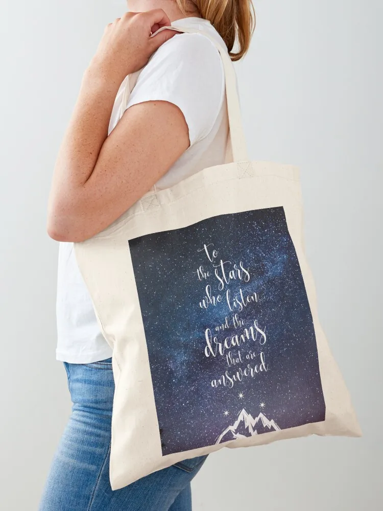 A Court of Mist & Fury Quote Tote Bag Shopping bags canvas bags Big bag women handbag