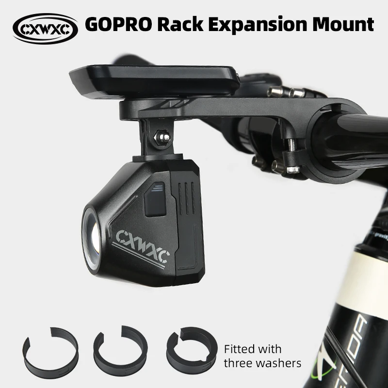 CXWXC 1600 Lumens Bicycle Wireless Remote Control Headlight MTB Road Bike IP66 Waterproof 4000mAh Long Lasting Front Light