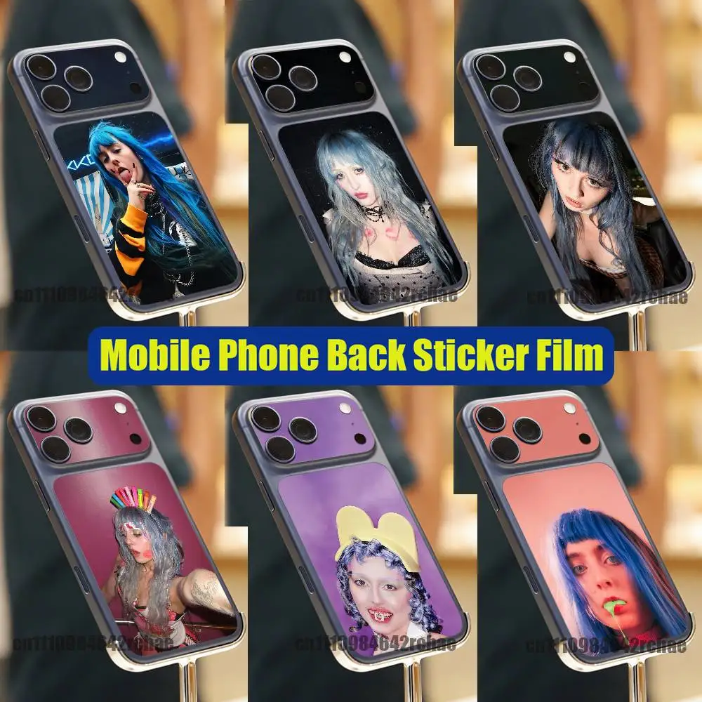 

For A-Ashnikko Unlikeable Smoochies iPhone 17 Pro Max Phone Back Sticker Film Decal Skin Wrap DIY Custom Stickers Full Cover