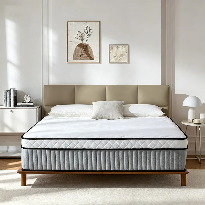 Modern Design Pocket Spring Hybrid Mattress Durable Roll in a Box with Multi-Thick Options for Bedroom & Hotel Use