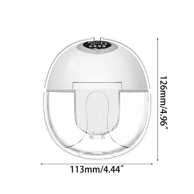 Extractor de leche eléctrico automático, extractor de leche portátil de succión eficiente con 9 velocidades ajustables, bomba de bajo ruido