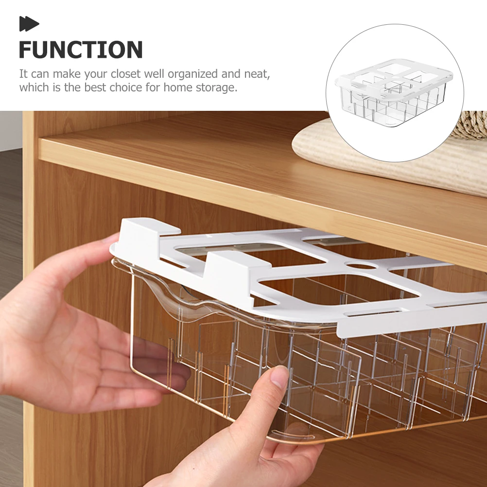 

Underwear Socks Storage Box 6330 PET Material Multi purpose Compartment Wardrobe ganizer Dust proof Holder