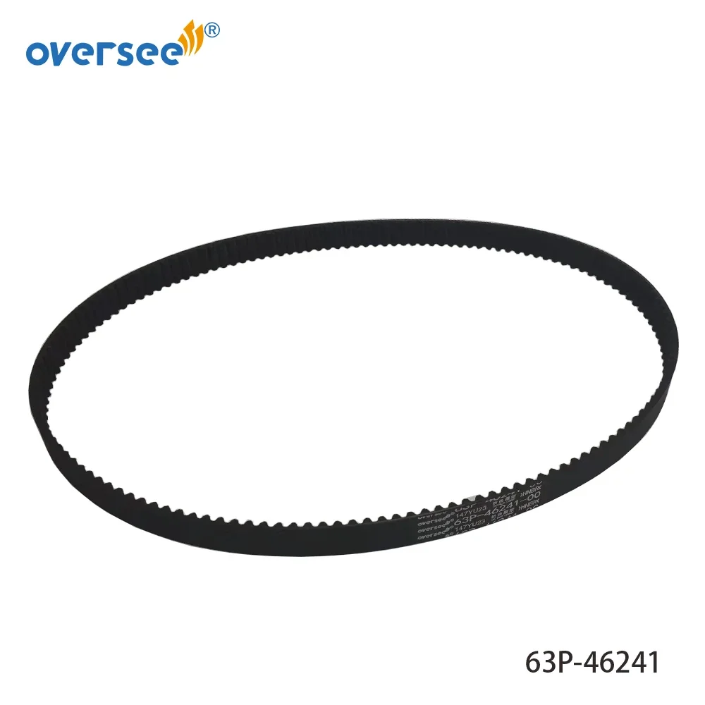 Oversee 63P-46241 Timing Belt For YAMAHA Outboard Motor 4T  F150 150A  ;63P-46241-00