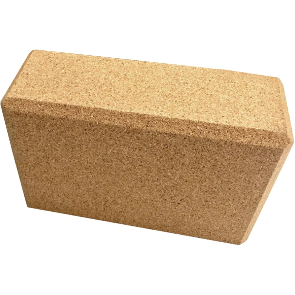 

1pc Blocks High Density Fitness Training Yoga Block Non-slip Natural Cork for Yoga Training Fitness Dancers Equipment Gift