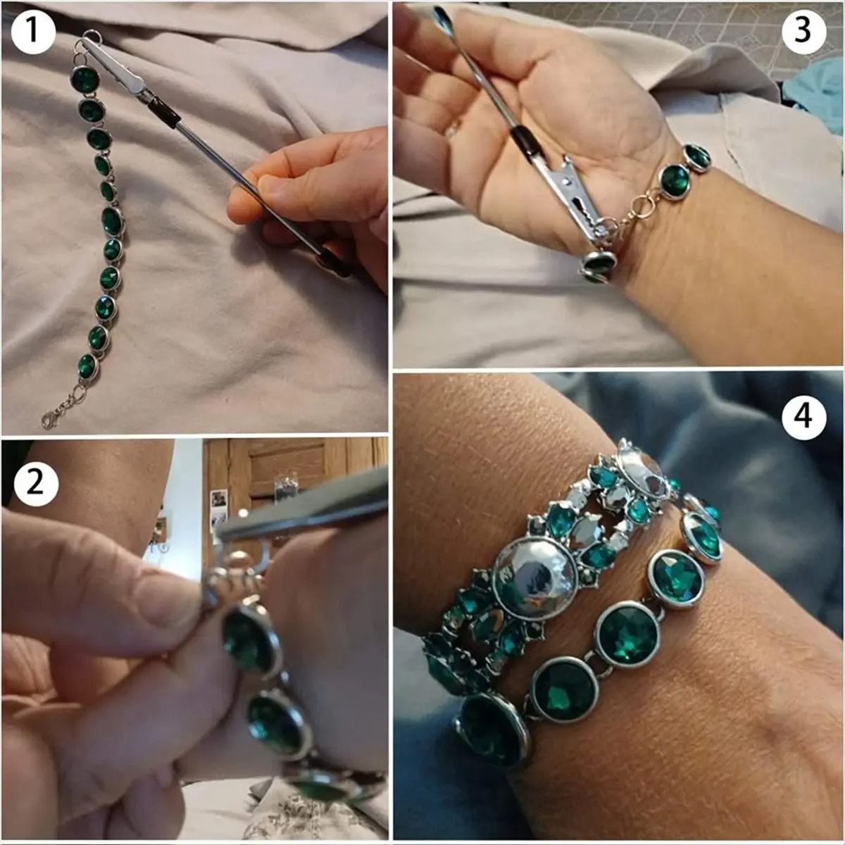 FOR HOME 3 Pcs Bracelet Tool Jewelry Helper Hands Bracelet Helper Jewelry Clasp Helper Fastening and Hooking Equipment