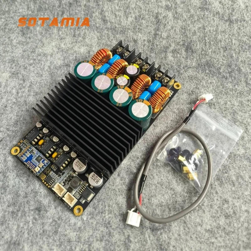 SOTAMIA TPA3255 Bluetooth Power Amplifier Board 315W+315W 2.0 Channel Aux Digital Audio HIFI Amplifier Temperature Control