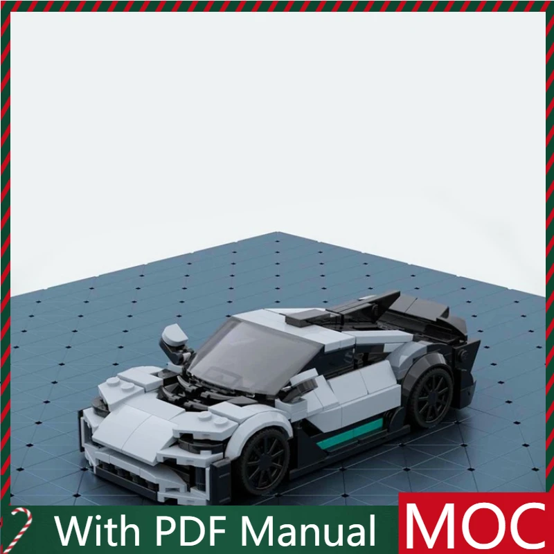 

392 PCS Hot Selling Moc Technical Racing Supercar Model DIY Building Blocks Bricks Toys Kids Educational Assembly Christmas Gift