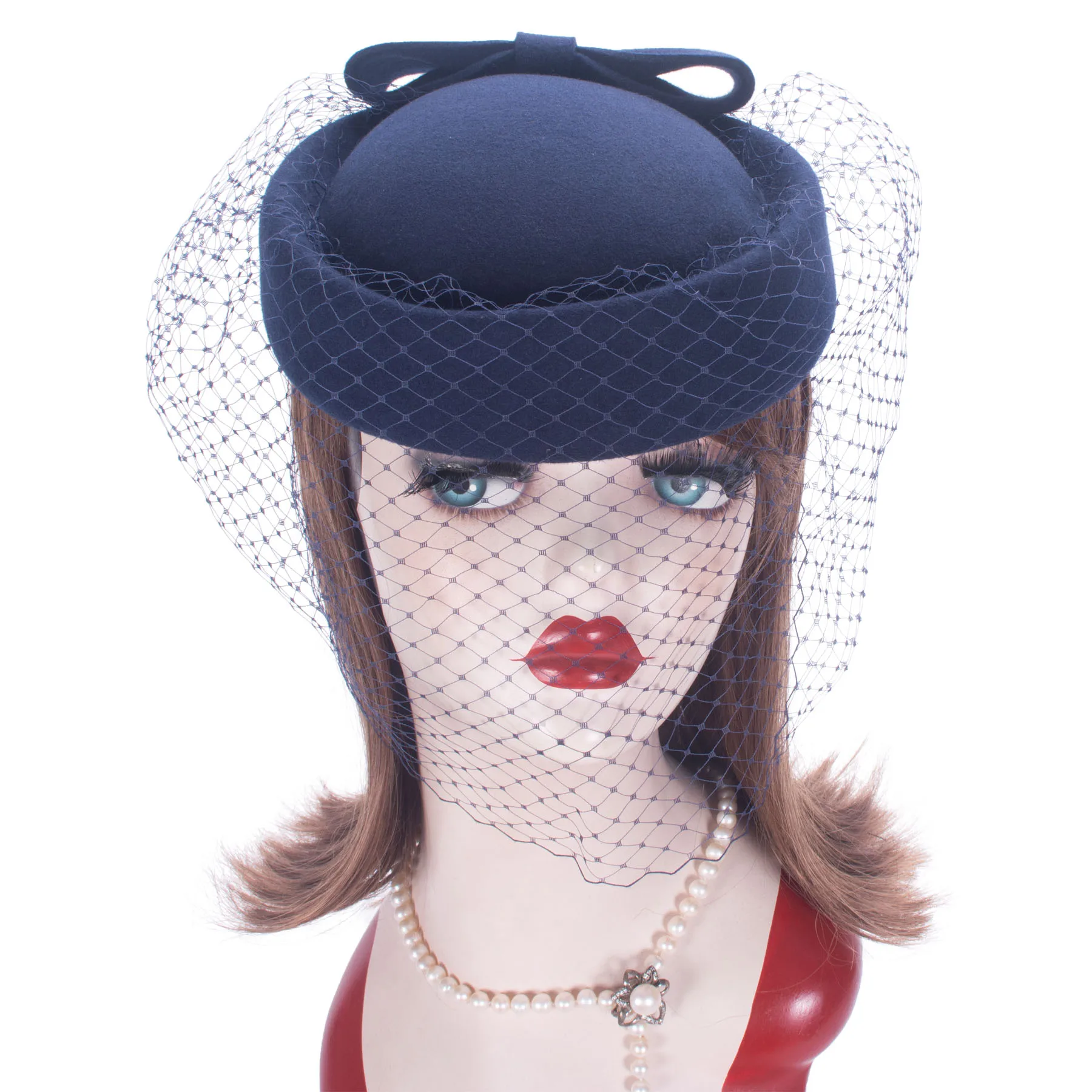 womens-1920s-vintage-look-wool-felt-fascinator-pillbox-occasion-hat-beret-cocktail-winter-a606