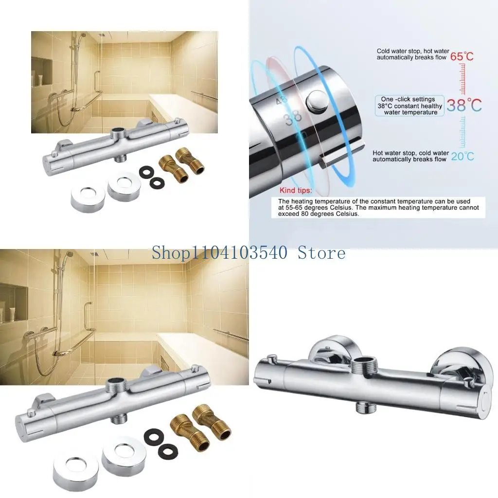 

02DC Термостатический душевой клапаны настенный термостатический смеситель для душа для ванной