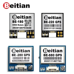 Módulo GPS Beitian BE-180 BE-220 BE-280 BE-880 con antena M10050 GNSS Receptor GNSS de potencia ultrabaja para drones de vehículos