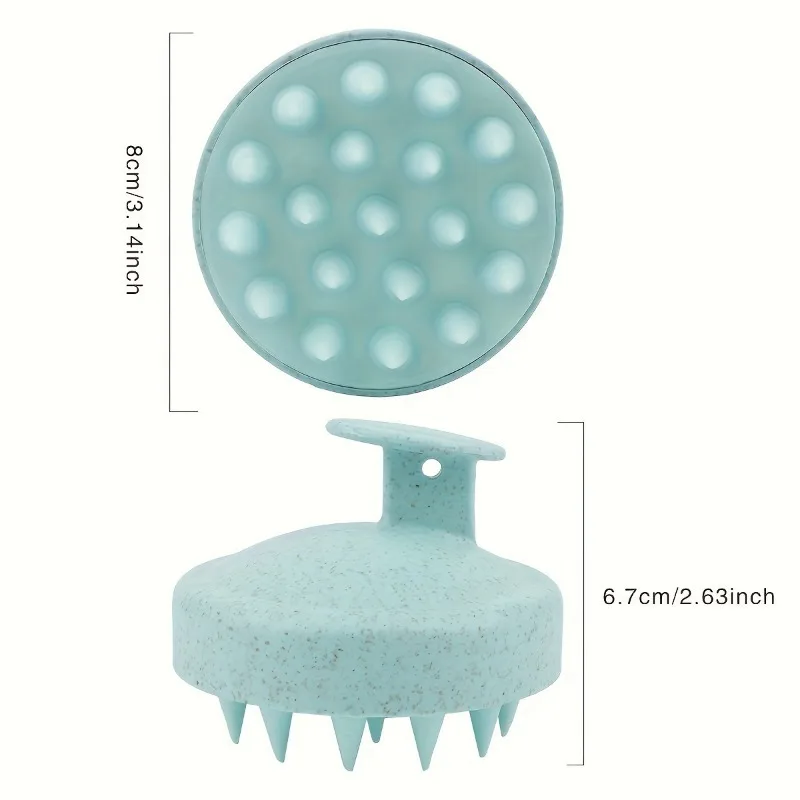 2-in-1 Silicone Scalp Massager & Shampoo Brush - Painless Hair Growth Stimulator for Shower, Gentle Head Spa Tool view 6