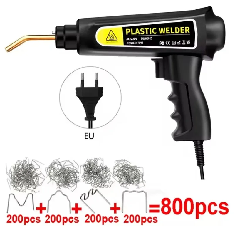 Protable Heat Gun Plastic Welding Machine Bumper Soldering Iron Staples Bumper Repair Car Tools Kit HOT Stapler Plastic Welder
