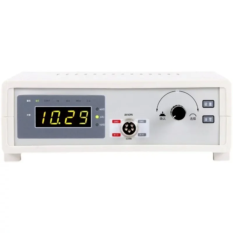 Four Point Probe Tester HPS2523 Coating Resistance Meter with LED Display for Thin Films