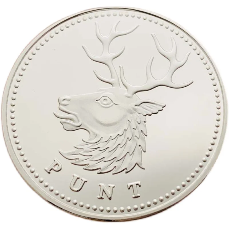 UK Northern Ireland Buck Silver Commemorative Medal Collection Coin Creative Play Craft Metal Coin Commemorative Coins COPY