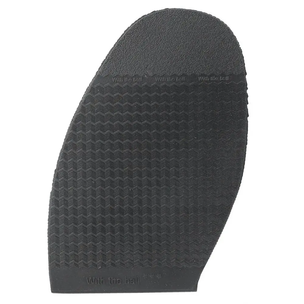 2pcs Anti Slip Rubber Material Half Sole Pads Cut To Fit Black & Brown Shoe Repair Soles Rubber Forefoot Pads Shoes Repair