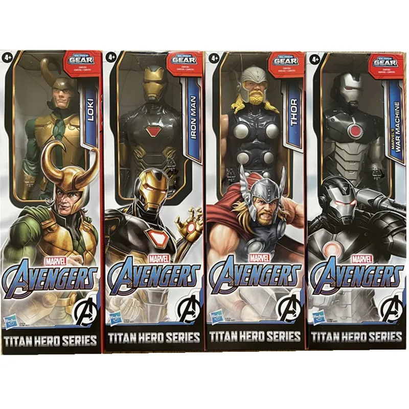 【EN STOCK】Hasbro Marvel Avengers Titan Hero Series, juego de 4 figuras, modelo de colección, figura de acción, juguetes para niños, regalos