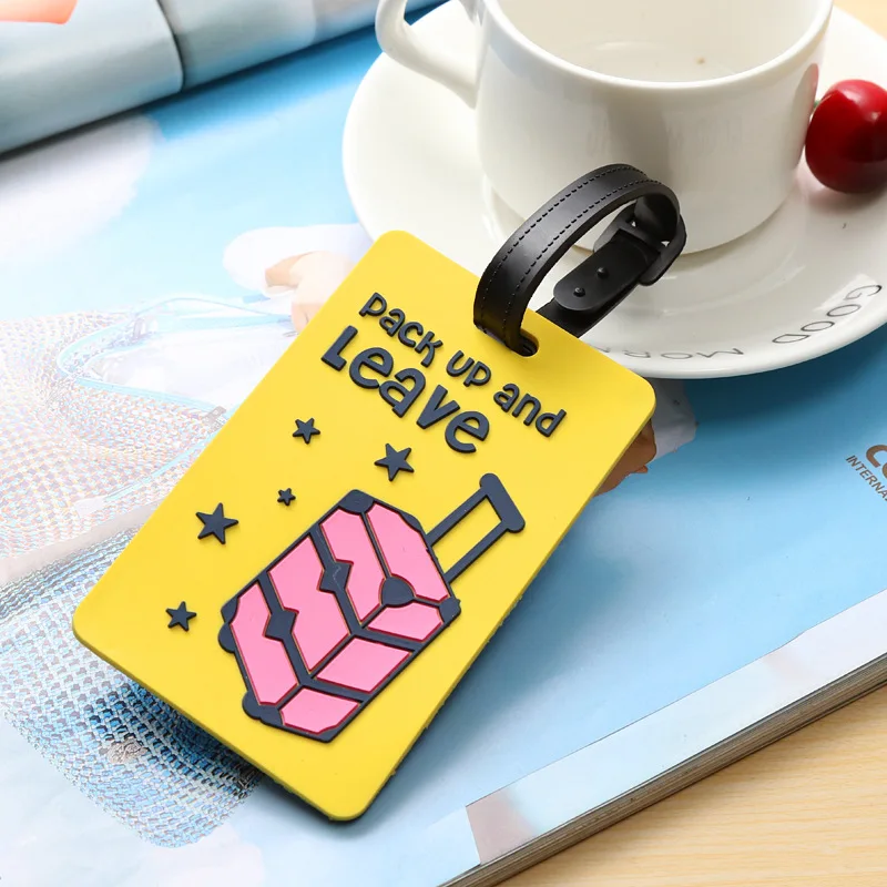 Travel Accessories Creative Luggage Tag Camera Suitcase Identifier Tag Boarding Pass Cartoon Cute Tag Consignment Card Bus Car