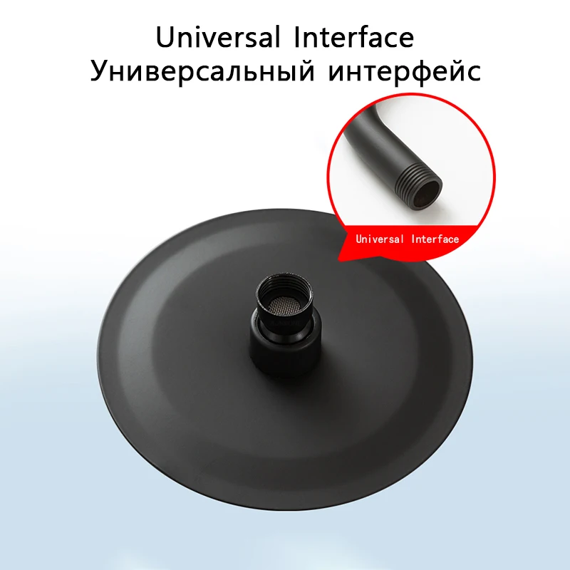 Ultra-thin Stainless Steel Rainfall Shower Head 4