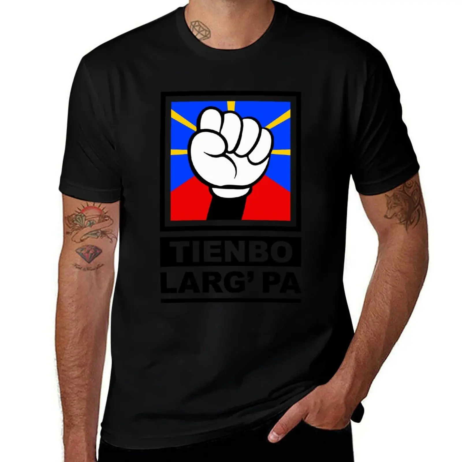 

Tienbo larg' pa T-Shirt t shirt man designer cotton tshirt 100% man t shirt cotton T-Shirt