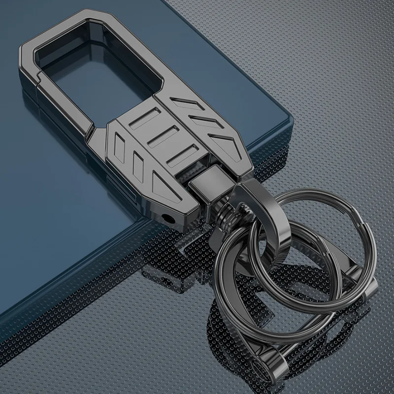 Coole Herren Metall Schlüssel bund präzises Design Schlüssel anhänger 1 Stück hochglanz poliert Anhänger Schlüssel ring besonderes Geschenk – Detail 6