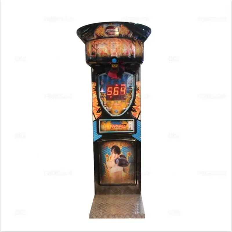 Customized Coin Operated Arcade Game Console Durable Metal Structure Force Testing Machine